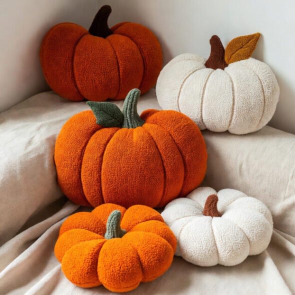 Pumpkin Comfort Pillow Set 6 Pieces