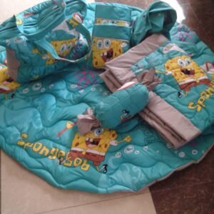 SpongeBob Kids Complete Bedding & Play Mat Set (7-in-1)